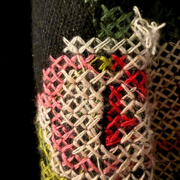 Free People Maya Cotton Embroidered Western Snap Blouse - Picture 8 of 10